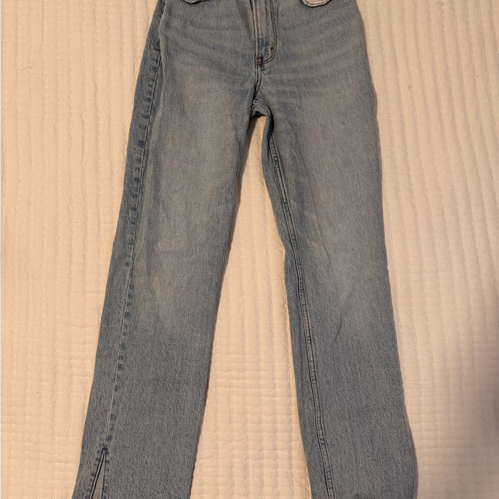 Abercrombie & Fitch Light Blue Straight Leg Jeans